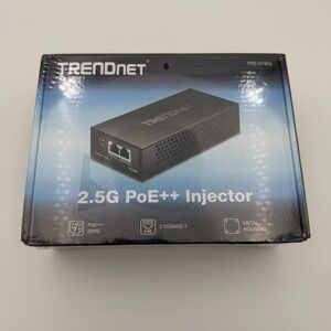 Trendnet 2.5G PoE++ Injector New Sealed TPE 219GI